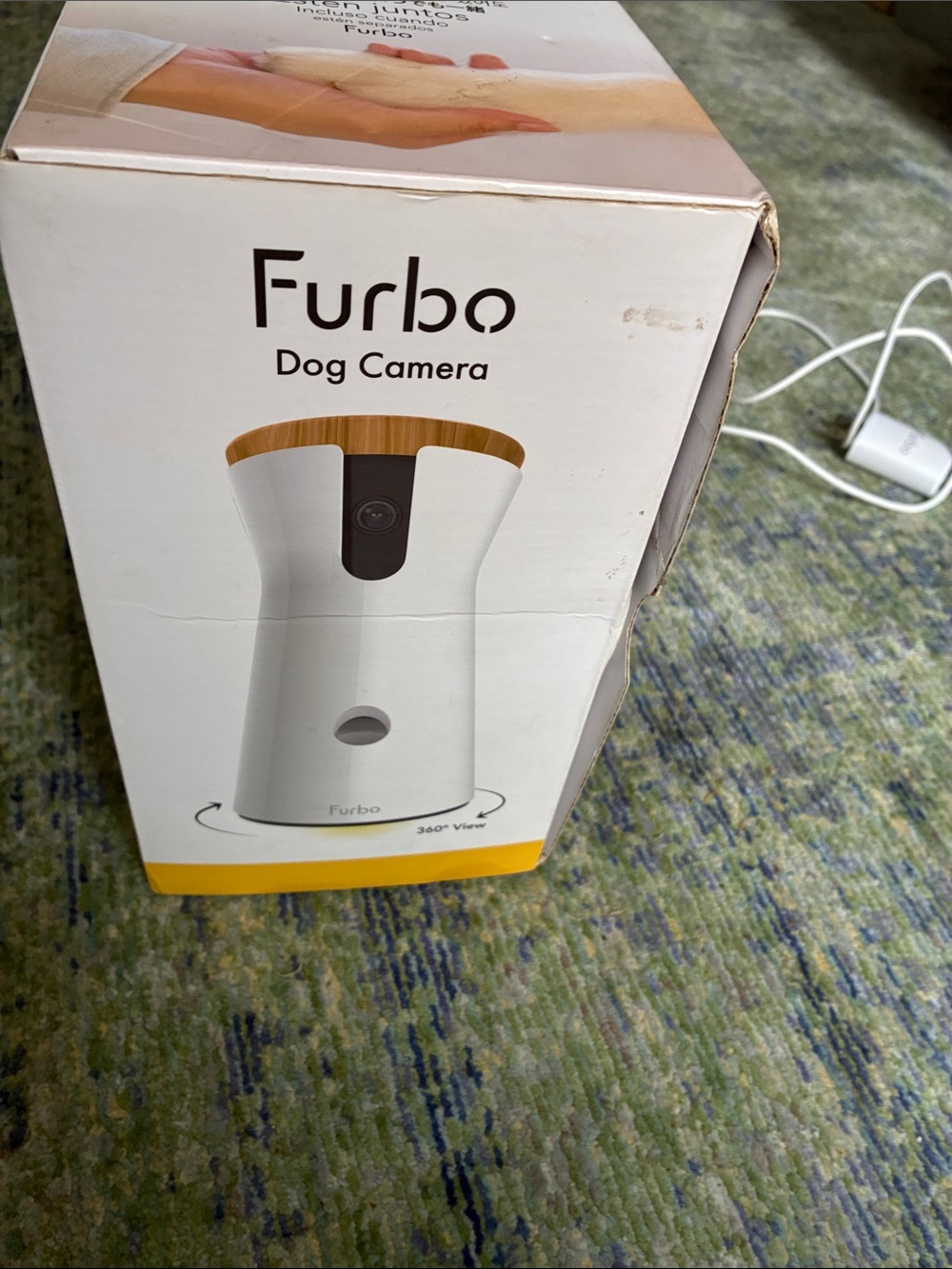 Furbo 360° Dog Camera White & Brown - Picture 2 of 3
